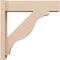Ekena Millwork 5 1/2-in W x 20-in D x 20-in H Funston Block Rough Cedar Woodgrain TimberThane Outlooker, Primed Tan OUTUR055X20X20FST44RCPR - alternate 6